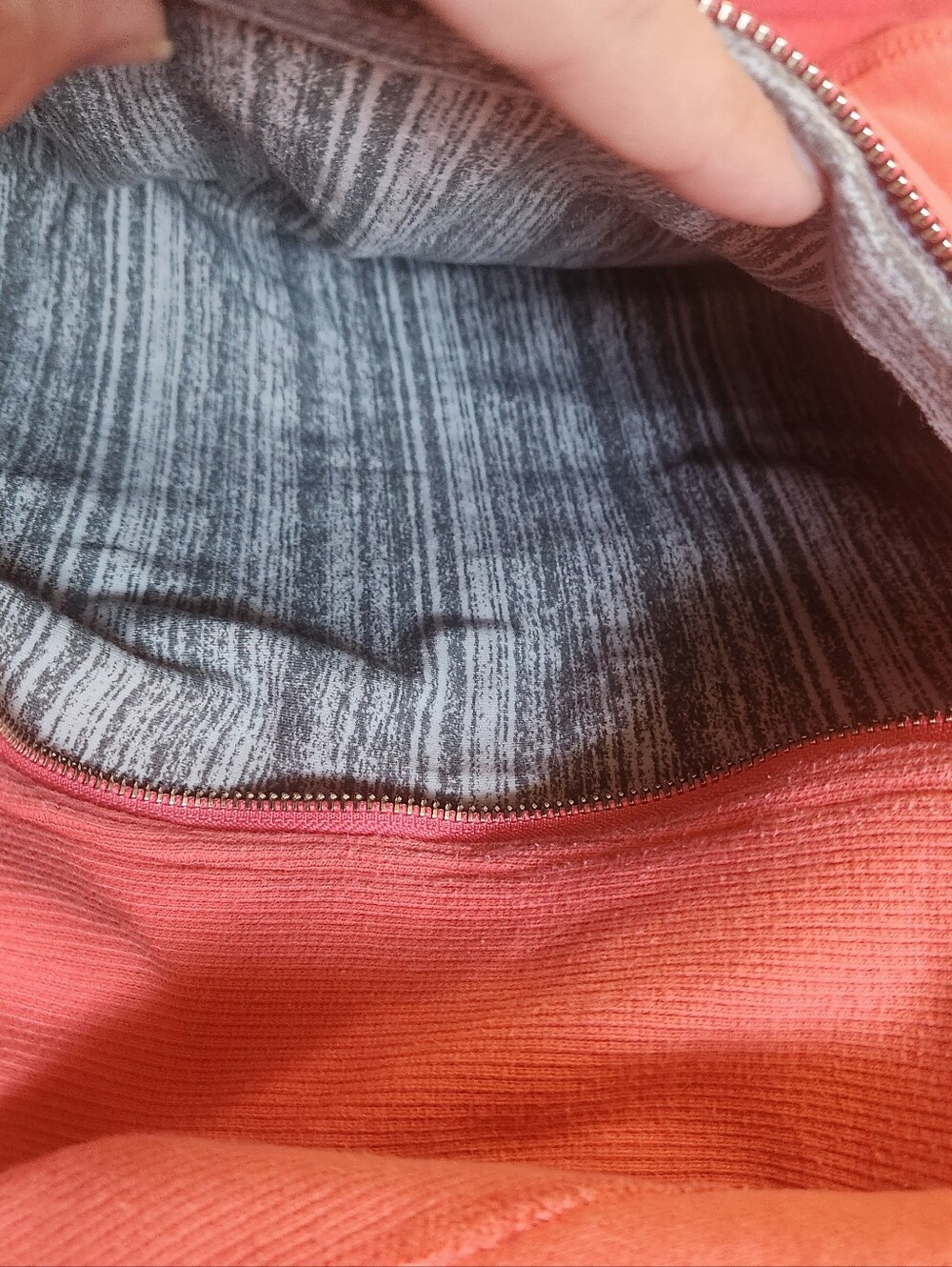 RARE Vintage Lululemon Special Edition "Travel" Scuba Hoodie Back Pocket Pink 8 - Picture 12 of 13